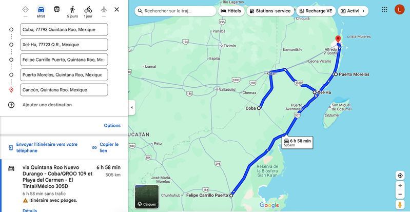 Road trip au Mexique