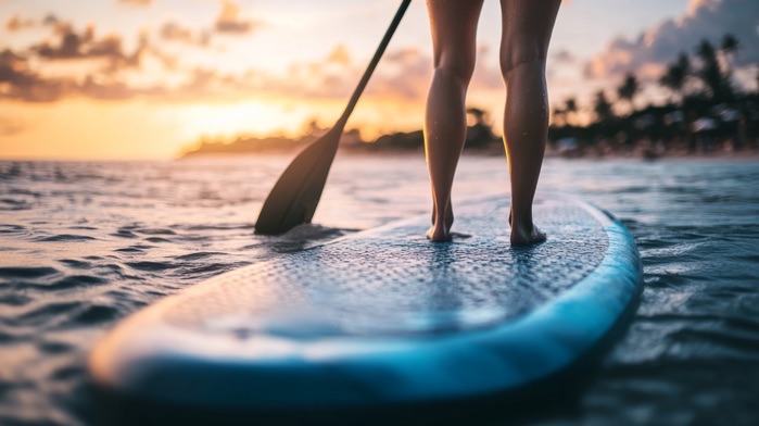 Paddle lever du soleil 