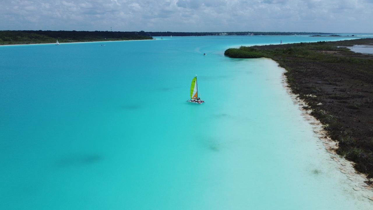 Balade en catamaran Bacalar Secretoo