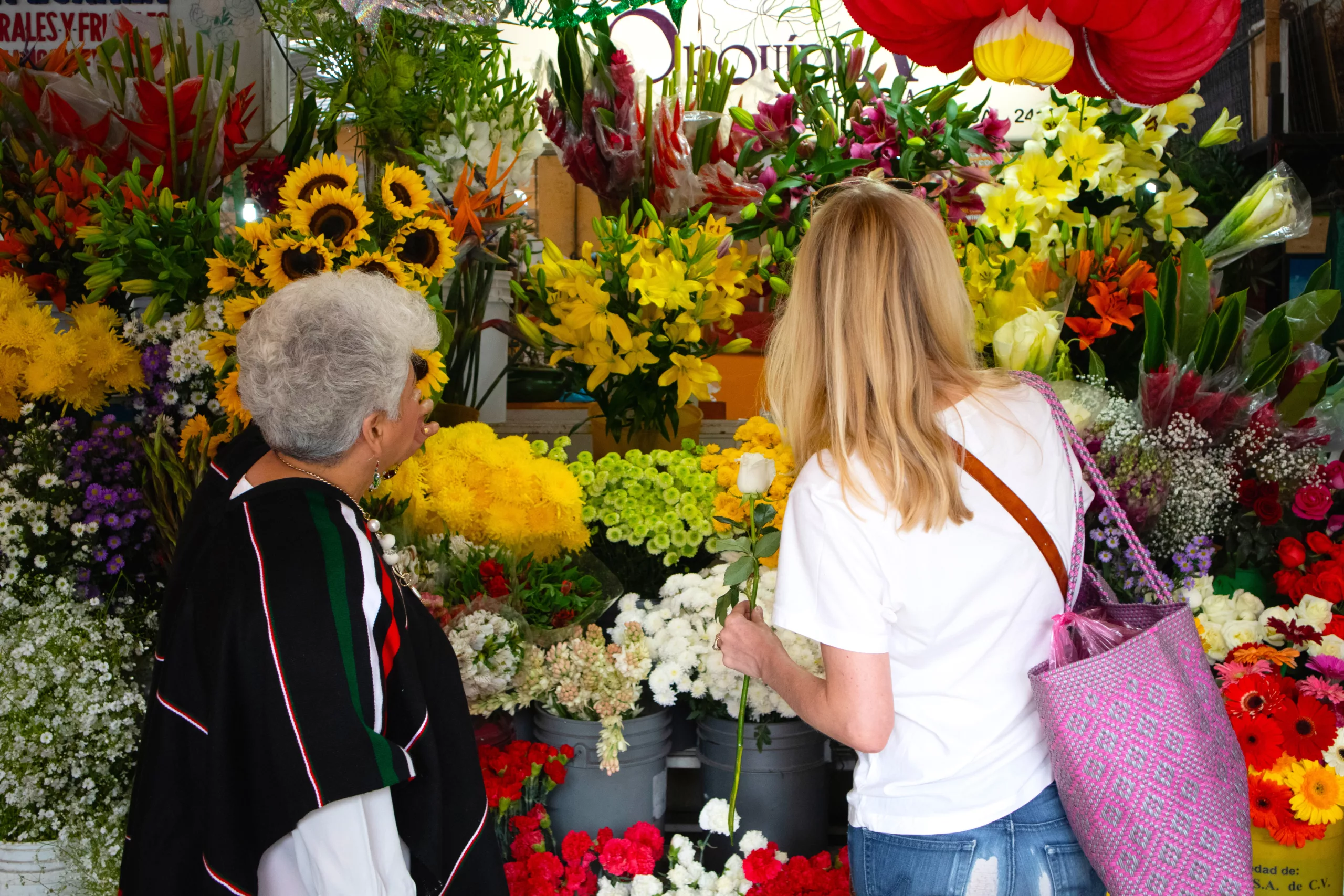 Marché aux fleurs de Xochimilco 