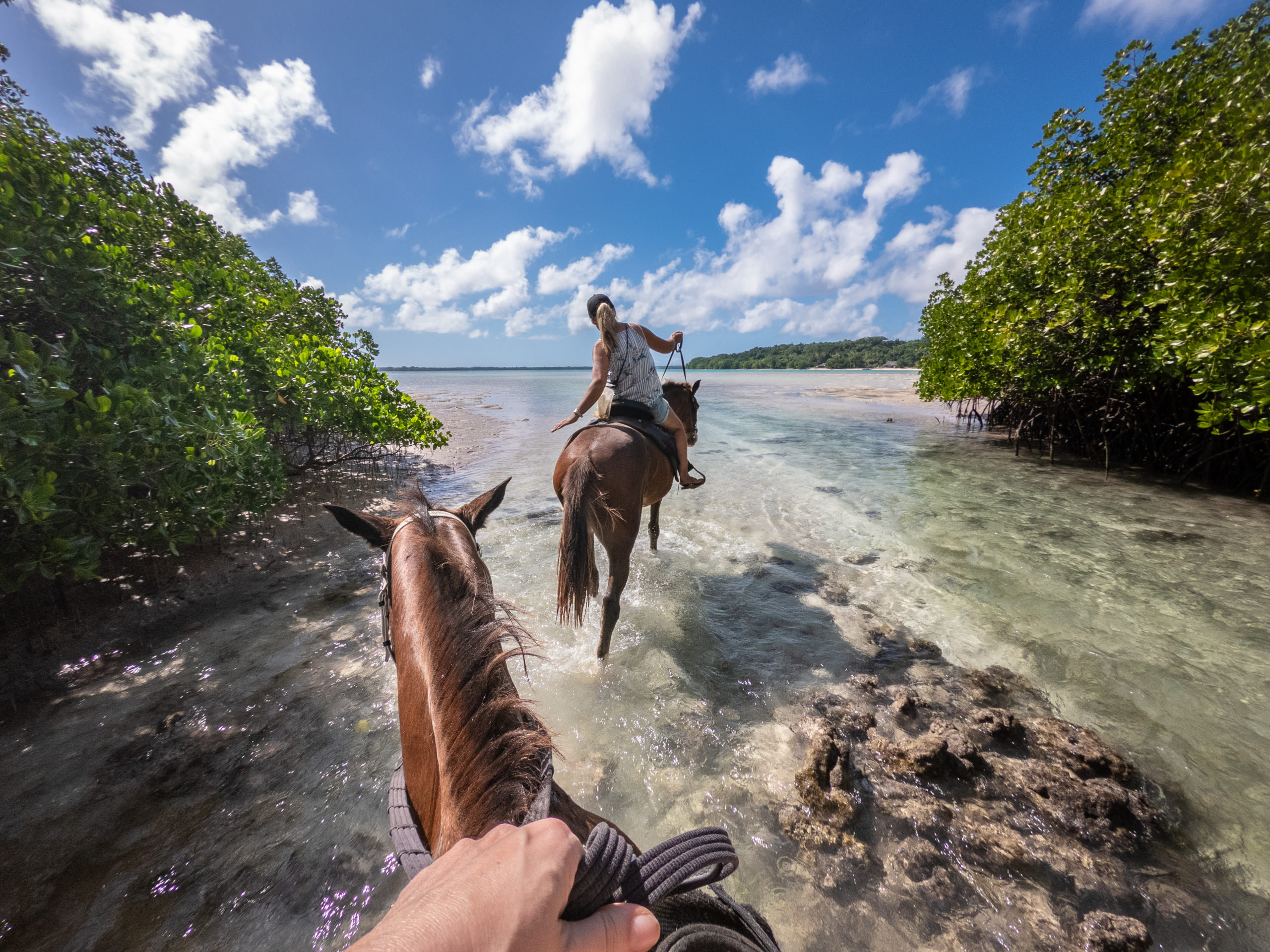 Balade à cheval à Holbox Secretoo