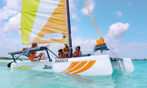 tour bacalar en catamaran