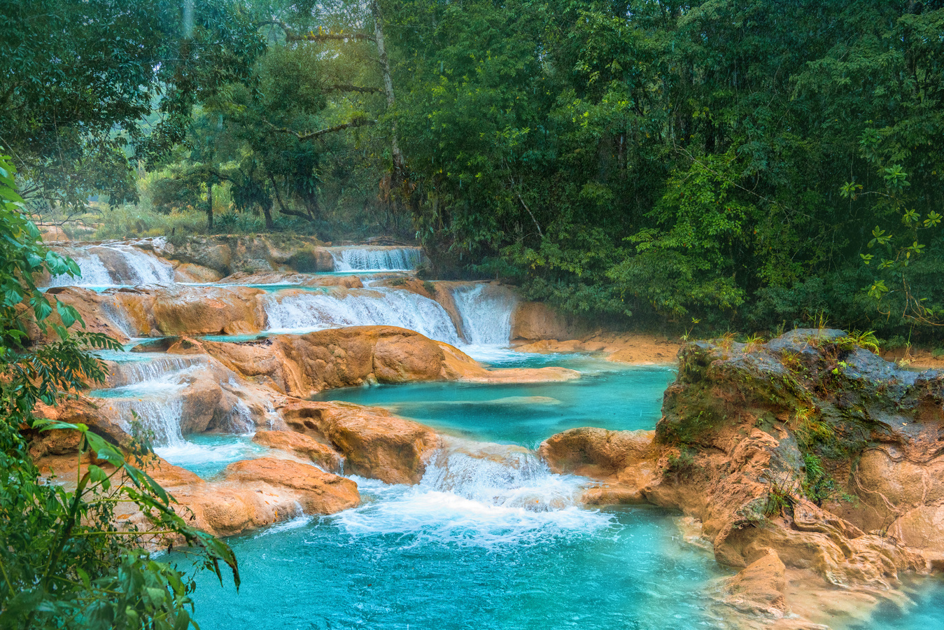 Visiter les cascades d'Agua Azul à Palenque