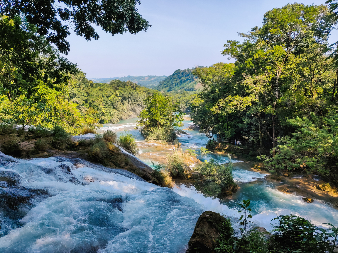 Visiter les cascades d'Agua Azul à Palenque