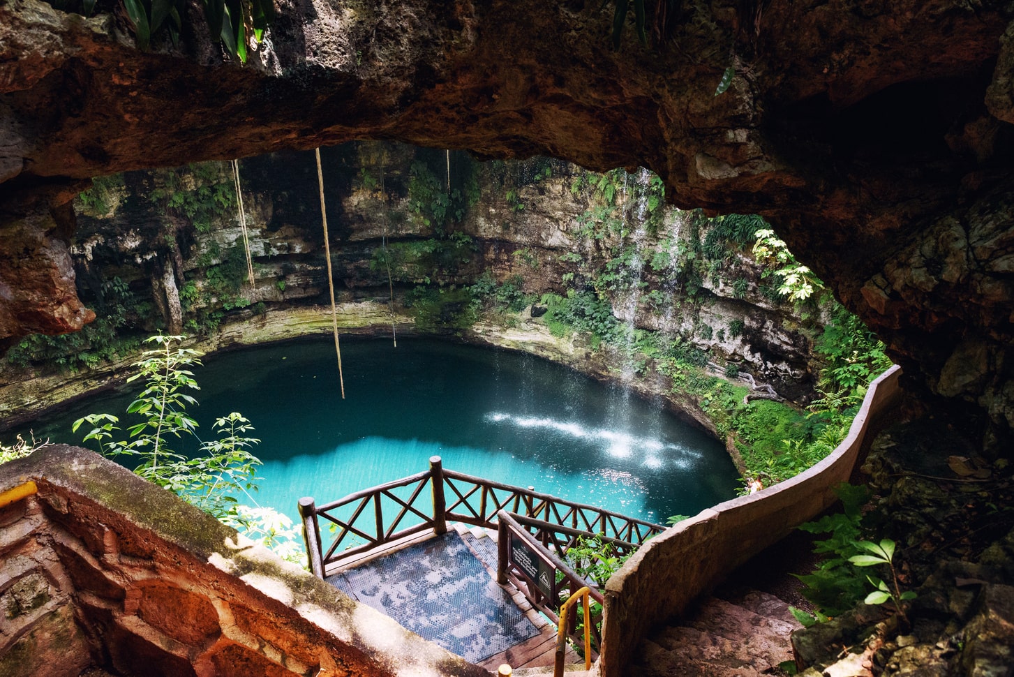 Cenote yucatan en famille