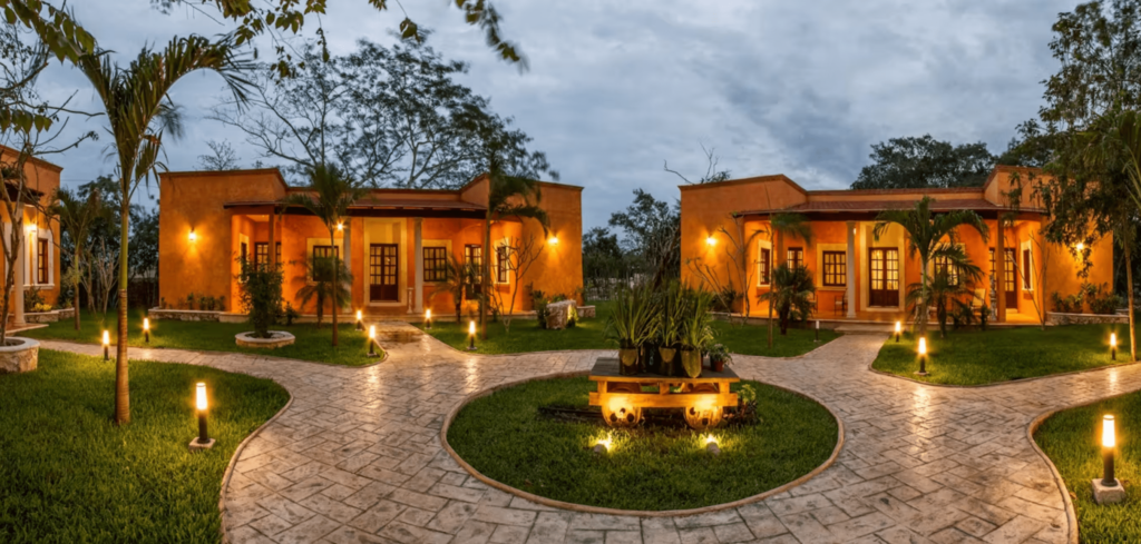 Entrée des chambres Hacienda Santa Cruz