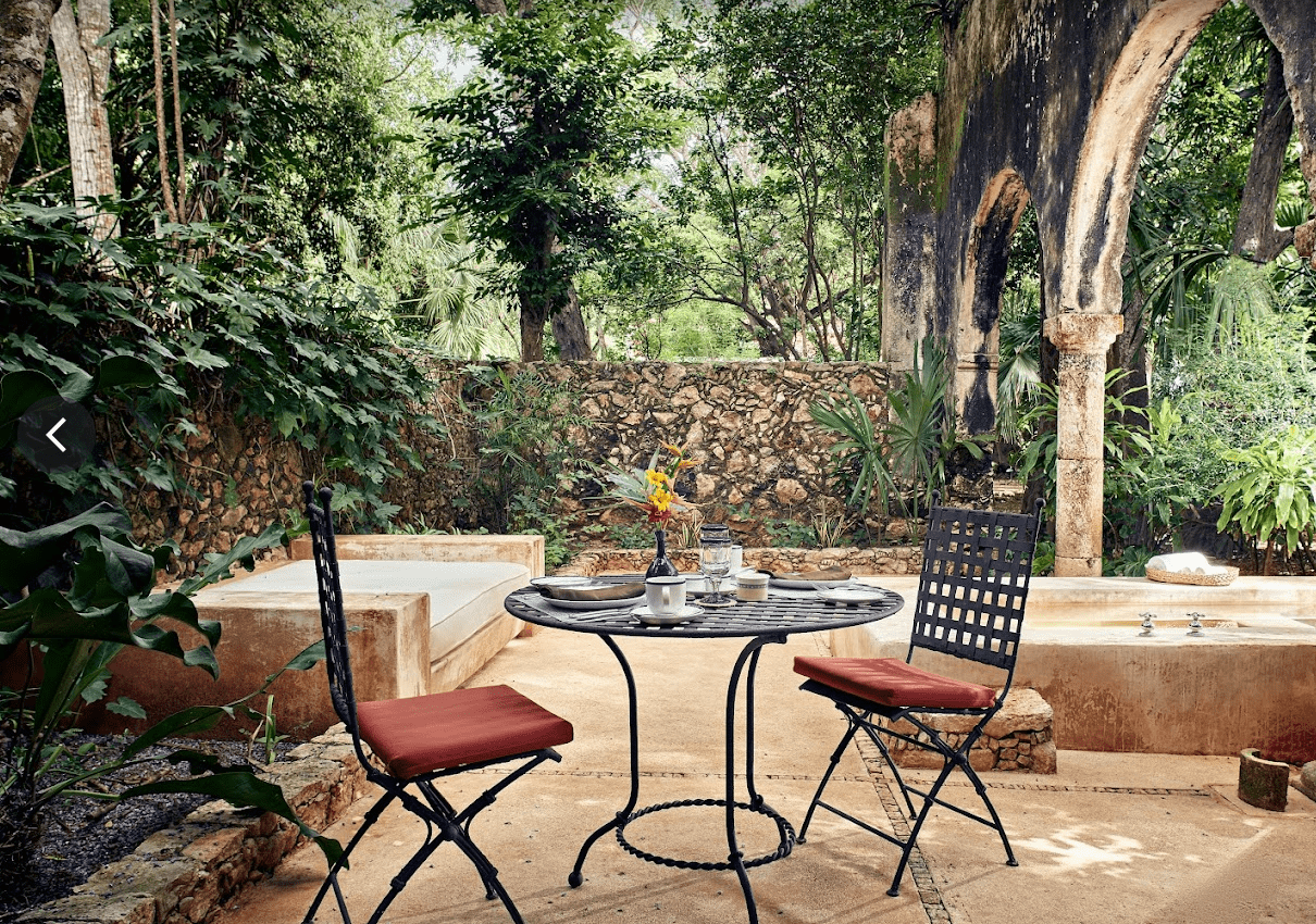 Terrasse Hacienda Santa Rosa