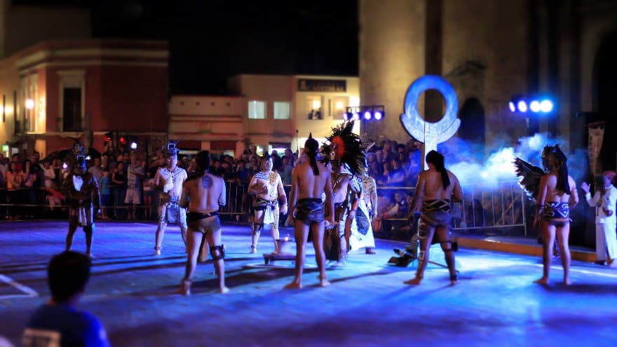 spectacle pok ta pok mérida