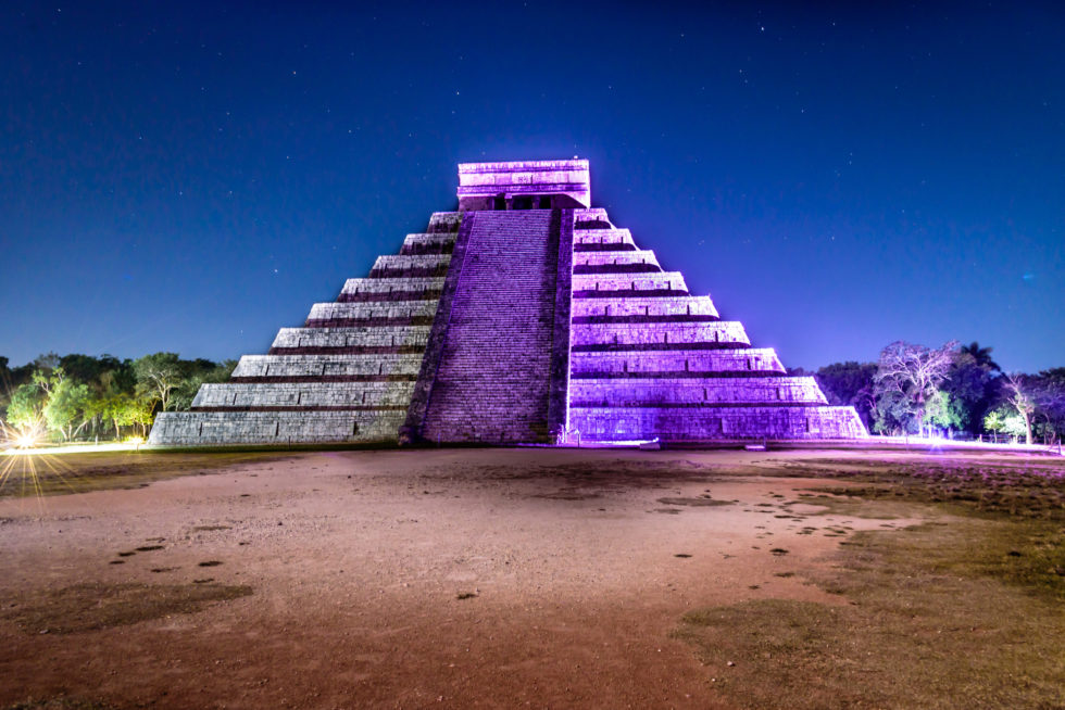 Spectacle chichen itza avec des enfants 