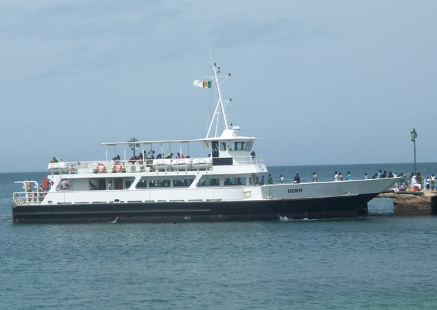 chaloupe île de gorée