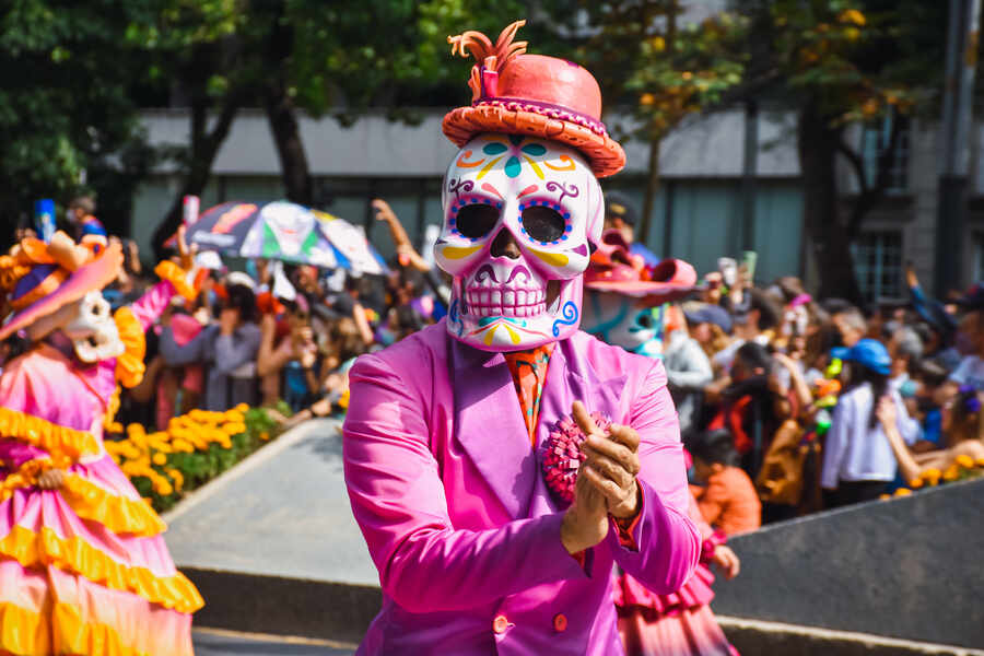 Dia de los muertos visite Mexico