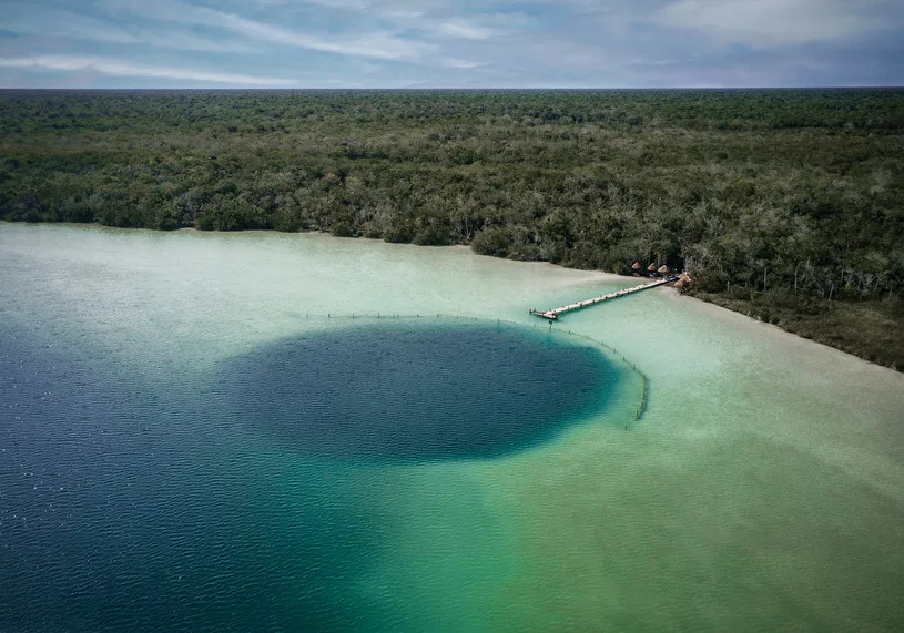 laguna de kan luum pas de sargasses