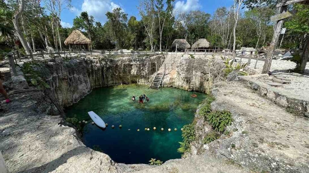 cenote siete bocas puerto morelos