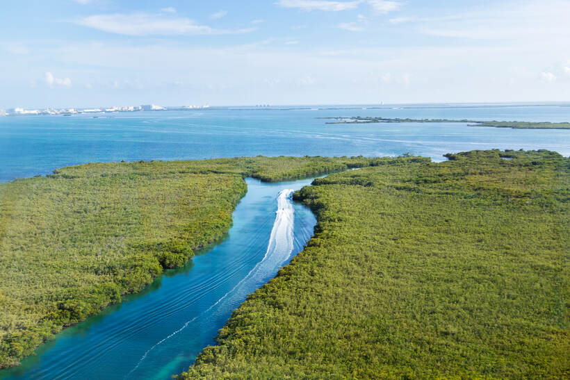 lagune de Nichupté cancun