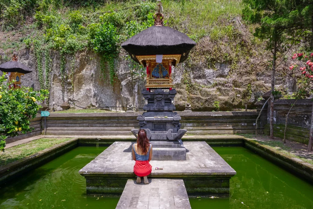 Bassin du temple Goa Gajah 