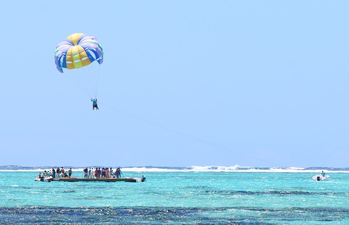 Saut en parachute Île Maurice 