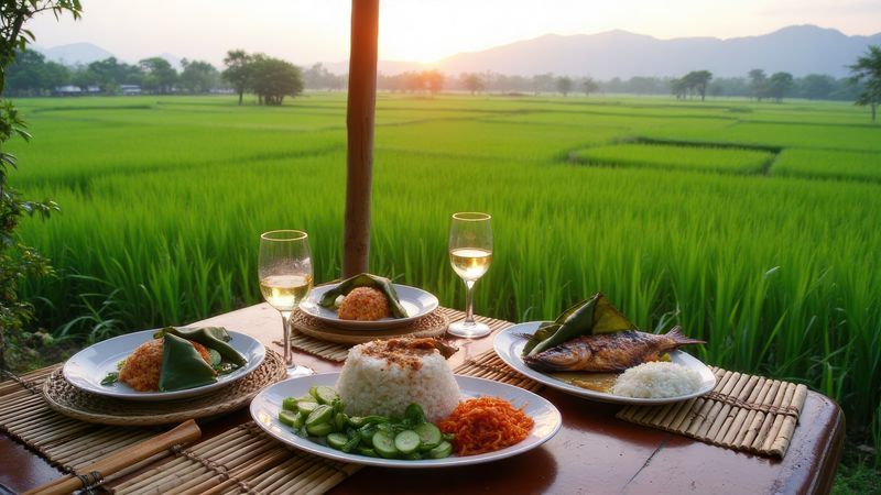 Warung local à Jatiluwih