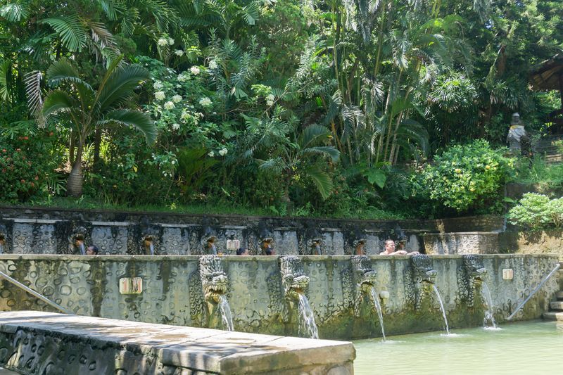 Sources chaudes de Banjar à Bali