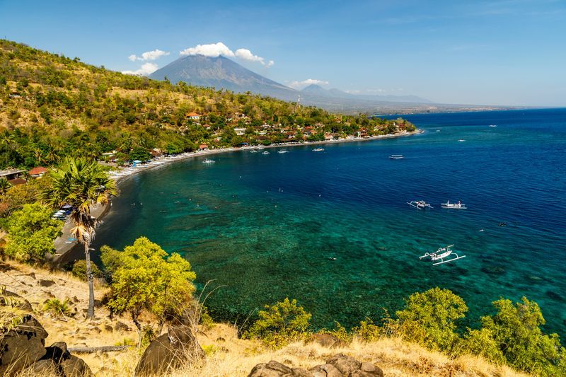 Plage de Amed à Bali