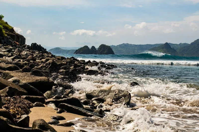Mawi Beach à Lombok