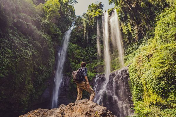 Cascades de Sekumpul à Bali
