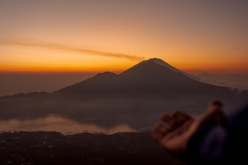 Lever de soleil au Mont Batur