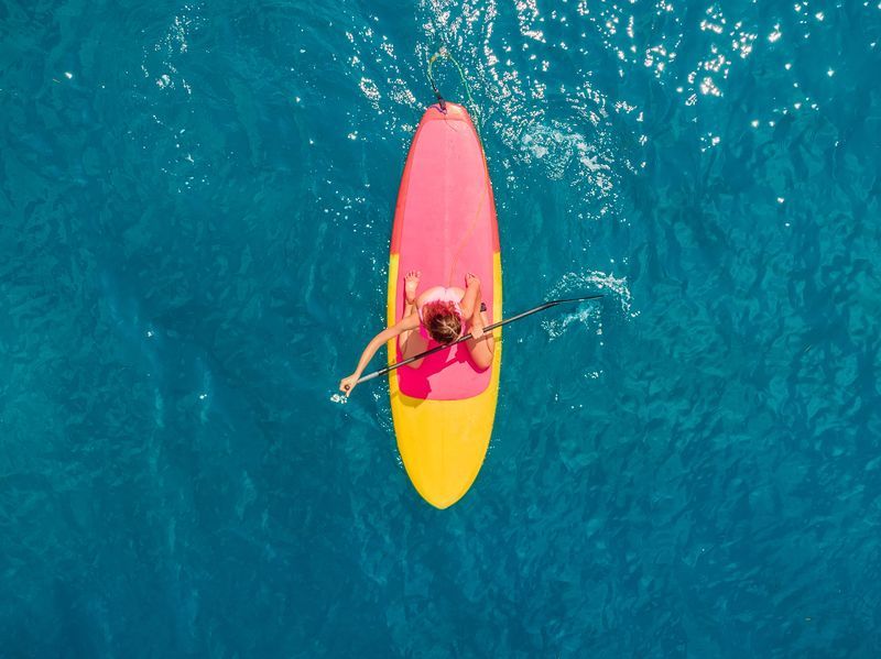 Paddle à la plage de Seminyak