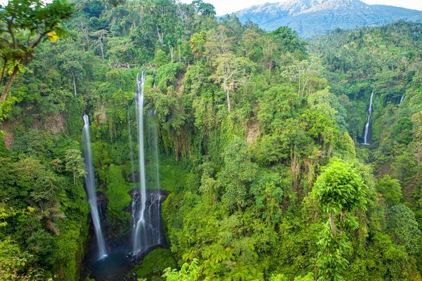 Cascades de Sekumpul à Bali