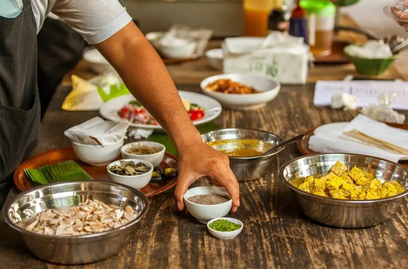 Cours de cuisine à Ubud