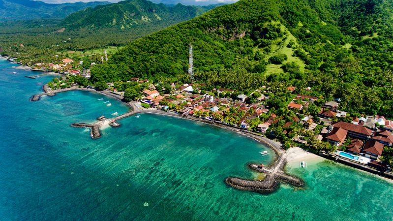 Candidasa Beach à Bali