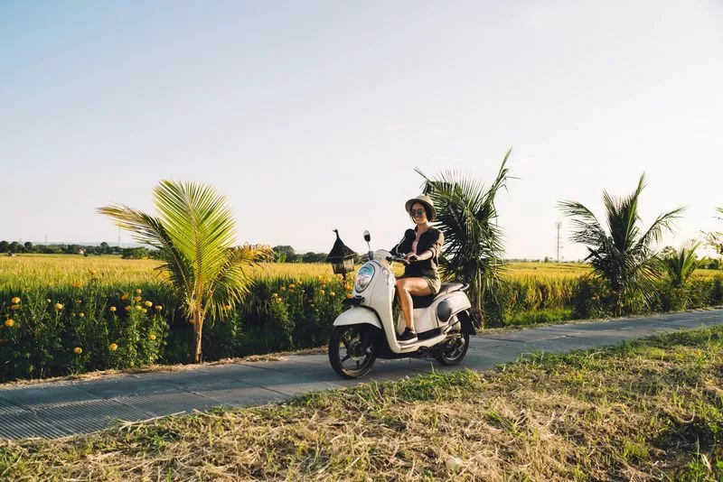 Location scooter Bali