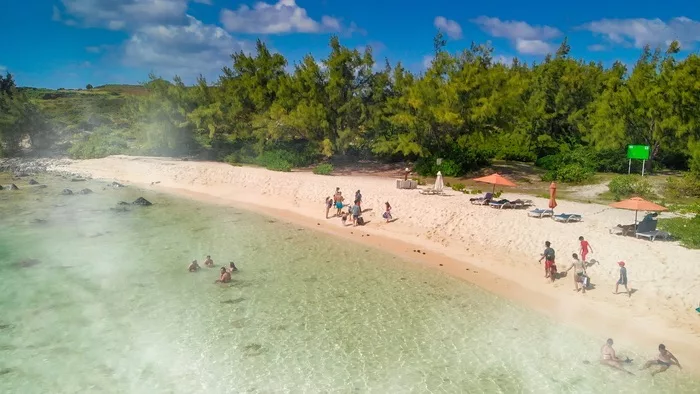 Plage îlot Gabriel