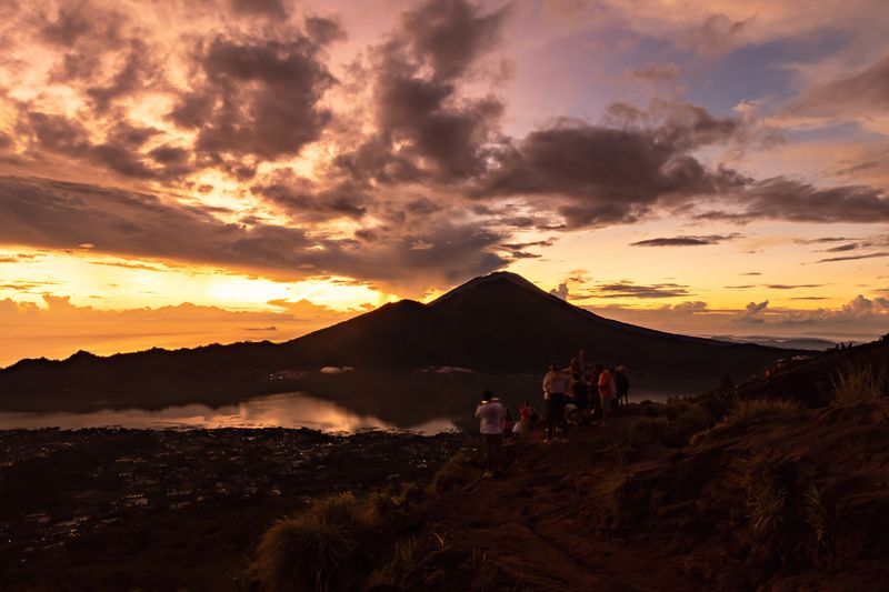 Lever de soleil au Mont Batur Bali