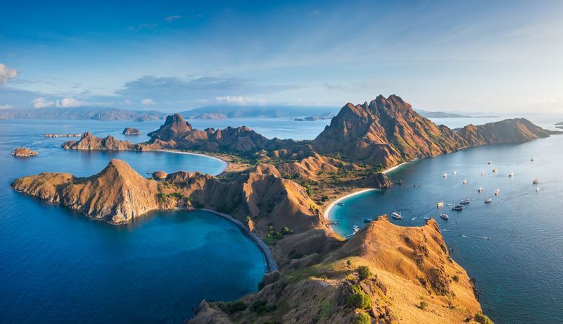 Ile de Komodo en Indonésie