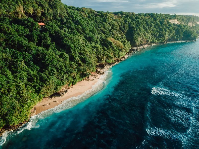 Plage de Green Bowl à Bali