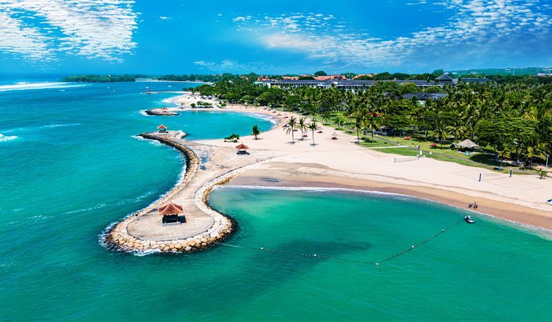 Plage de Nusa Dua à Bali