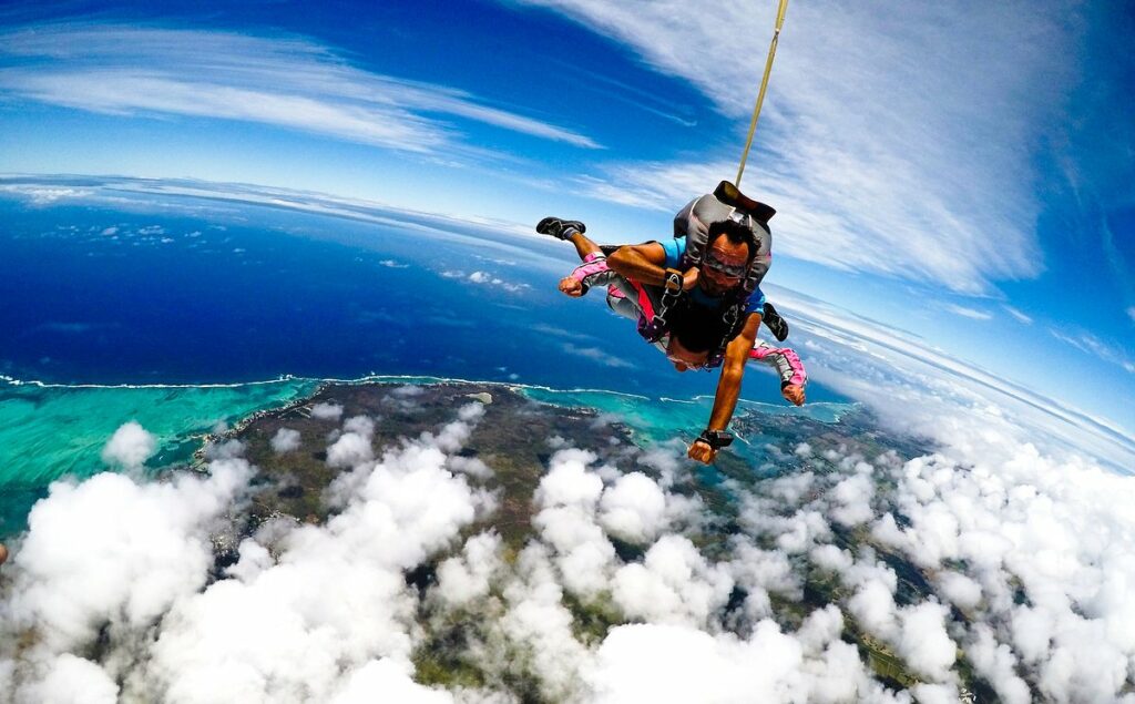 Saut en parachute Ile Maurice + activités aériennes : mon guide complet