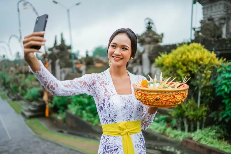 Téléphone à Bali