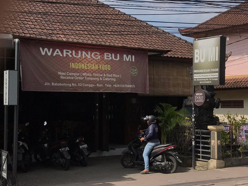 Warung Bu Mi à Canggu Bali