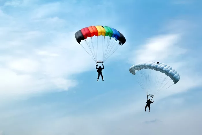 Saut en parachute